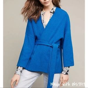 Anthropologie Alcott belted Kimono Sweater